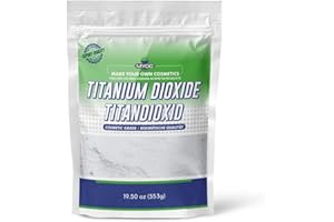Myoc Titanium Dioxide Powder for Soap Making, sunscreen, Non-GMO, Paraben & Sulfate free-1.2lb/553g