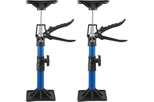 EIROLACE 2 Puntello Telescopico,Altezza Regolabile,Supporto Massimo 40 Kg*2,Morsetto Per Porta Girevole A 360°,Staffa A Sgancio Rapido, Supporto Telescopico Per Telai Di Porte (30-59cm)