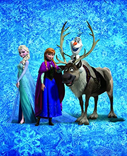 Frozen Die Eiskönigin Anna und Elsa Kinderdecke Decke 130 x 160 cm · Kuscheldecke Fleecedecke • Decke für Kinder