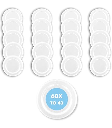 50 Deckel To 43 Silber 37/53ml Gläser Sturzgläser Marmeladengläser Ersatz