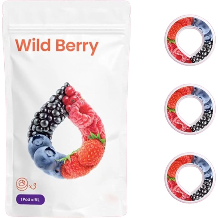 3x Pfirsich Pods Für Trinkflasche - Aromapads 0 Kalorien Geschmack