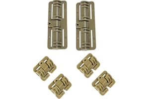 HOUSON 6 sztuk outdoorowych szybkozłączek, klamra do kamizelki, szybkie uwolnienie ramion, akcesoria do taktycznej kamizelki plecakowej, talerzy, ramiączek, polowania