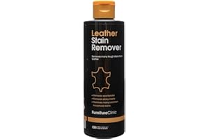 Furniture Clinic Leather Stain Remover 250ml - Helps to Remove Stubborn Stains Such As Dye Transfer, Paint & Food Spills From Leather Sofas, Chairs, Car Seats Etc.