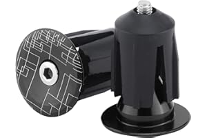 Tissting 1 Paire D'embouts de Guidon de Vélo en Alliage D'aluminium à Extension Réglable pour Guidon de Vélo de 15,9 à 21,4 mm ID Guidon BMX VTT Vélo de Route