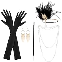 20er Jahre Herren Accessoires - 1920s Gatsby Mafia Gangster Kostüm Set