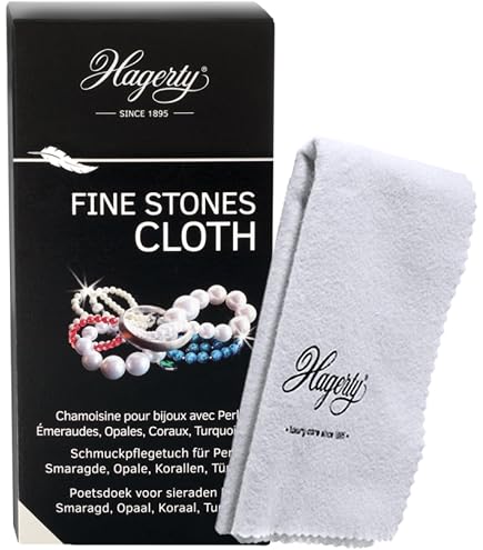 Hagerty Fine Stones Clean - Nettoyant Bijoux Délicats 170 Ml Pour Émeraudes, Perles, Opales, Coraux Et Pierres Organiques