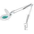 VAR TECH 228 L II Magnifying lamp Table Clamping, 5 Diopter & 8 Diopter Magnification Options with External arm Springs (x8 Diopter)