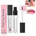 Pink Lip Serum, Pink Lip Serum Plumper, Color Changing Lip Oil, Long Lasting Enhances Makeup, Hydrating Plumping Gloss Lip Stain, Tinted Lip Balm, Moisturizing Repair Lip Gloss (2PCS, 5.5G)