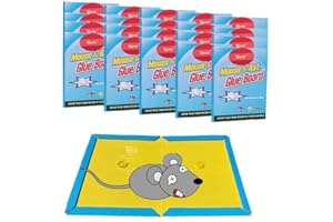 Trappola Adesiva per Topi e Ratti - 5 Tavolette con Colla Extra Forte - Topicida Non Tossico - Cattura Roditori - Professionale - Wemk