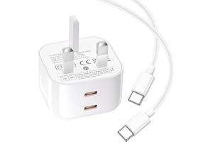 BAMKEY iPad Charger, Apple iPad USB C Fast Charger for iPad Pro 13/12.9/11 in 2025/2024/2022/2021/2020/2018,i-Pad 10/11th,i-Pad Air 4th/5th,iPad mini 6/7th,20W iPhone Charger Fast Charging for iPhone 16 15