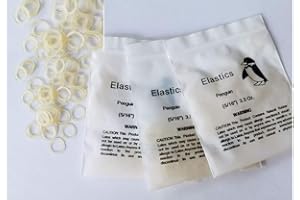 SMILEORTHO Ambra Denti elastici dentali Gap 3.5 OZ ortodontici di media resistenza 5/16 bretelle elastiche (3 sacchetti = 300 pezzi)