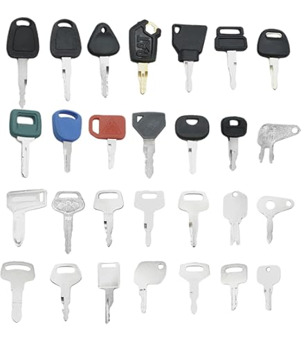 75 Non-Duplicated Heavy Equipment Key Set, Construction Equipment Ignition Master Keys Fits Cat Caterpillar Bobcat Jcb John Deere Case Kubota Volvo Ko