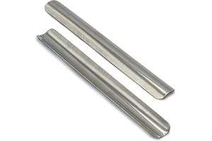 VULCAN INOX Vulcaninox – Coppia Raccogli Briciole Professionali in Acciaio Inox 304 Spesso 1mm – Eleganti, Resistenti e Igienici – Made in Italy – Ideali per Camerieri, Ristoranti, Hotel, Mise en Place