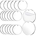10 Stück Acrylscheiben Rund Mit Loch - 15cm Durchmesser Für DIY Basteln
