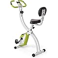 Ultrasport F-Bike Folding Exercise Bike 286 lbs Capacity, Extra Silent with Relax Foam Seat I Exercise Bikes for Home Use, Exercise Bike Foldable, Indoor Bike, Stationary Bike