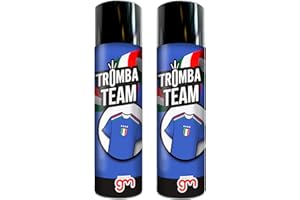 Magazzini GM Tromba Team, Tromba da Stadio con i Colori della Squadra del Cuore, Avvisatore Acustico per Eventi Sportivi e Nautica, 300ml