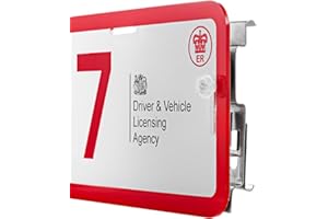 BITS4REASONS Universal Trade Plate/Multi-Purpose Vehicle Plate Holder Kit – Set for Car, Van & Trailer – Includes Hi-Vis Cords & Extra Large Suction Cups