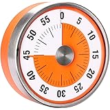 7.8CM Round Visual Analog Timer Countdown Clock 60 Minute for for Kitchen Teacher Classroom Meeting Kids children Adults (Ora