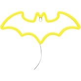 Paladone Batman LED neon ışık &ndash; resmi lisanslı DC Comics, ikonik logo şeklinde lamba, USB ile &ccedil;alışır, gen&ccedil; yatak odası akses