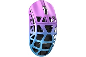 ATTACK SHARK R3 Magnesiumlegierungsmaus, kabellose 8K-Maus, 46 g SUPERLIGHT-Maus, PixArt PAW3395-Gaming-Sensor, BT/2,4 G/kabelgebundene Gaming-Maus, einstellbare DPI 26000, Büromäuse für Win11/Xbox/PS