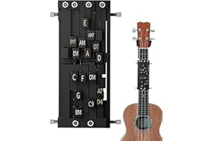 MIHAUUKE Gitarren Akkord Trainer,Gitarren Akkord Presser,Gitarren Akkord Helfer, Gitarren Akkorddrücker,Gitarrentrainer Tool,Gitarrenhilfe Akkord Werkzeug,Maßstabsassistent für Anfänger