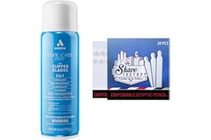 SHAVING FACTORY Andis Cool Care Plus 5 In 1 per Macchinetta Tagliacapelli + 10 fiammiferi emostatici The shave factory