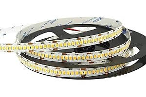 Planetitaly Striscia 1190 LED 2835 strip adesiva 24V DIMMERABILE bobina LED 5 metri 90W alta resa luminosa 9900 lumen bassa consumo 18W/MT (4000K)
