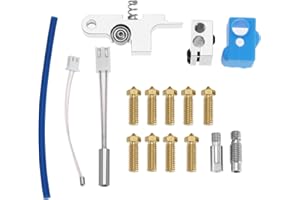 SG Store Juego de 18 kits de impresora 3D compatibles con Prusa i3 MK2 compatible con Artillery Sidewinder X1 impresora extrusora 4max Pro para extrusora original de aleación de titanio E3D