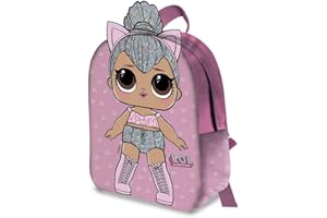 CORIEX Plecak 2D Kitty Queen LOL Surprise 27cm, Kolor, Talla única, Casual