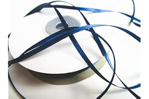 CaPiSo 100 m Satin Ribbon 3 mm Ribbon Gift Ribbon Decorative Ribbon Satin Wedding Christmas