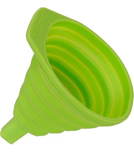 Imbuto Pieghevole In Silicone - 12x9x1.5 Cm, Per Riempire Bottiglie, Anti-Goccia, Lavabile - Foto 4