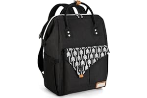 Lekebaby Bolso Carrito Bebe Mochila Maternidad Bolsa Mamá Viajar Impermeable Mochilas para Pañales Gran Capacidad con Portátil Cambiador y Piezas Ganchos Carro Bebé