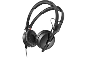 Sennheiser HD 25 On-Ear-Kopfhörer, Schwarz