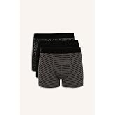 DeFacto Regular Fit Şal Desenli 3'l&uuml; Boxer C3883AX26AU