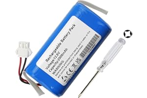 K KYUER Robot Aspirapolvere Batteria per Lefant M210 M210 Pro M213 M210P M210B M213S OKP Life K2 Robot Vacuum Cleaner Li-ion Battery 12.8V 2000mAh