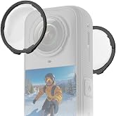 Insta 360 X5 Lens Protector, 360 Camera Accessory, High Transparency Optical Anti-fog, Anti-Shock and Anti-Scratch, Quick Ins