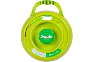 Anguila Max | Winder | Enrollador | Especial Tubos Estrechos | Poliéster Trenzado Triple | Color Verde | Diámetro 3mm | 12 metros