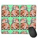 Produktbild Toby Tangerine Dreams Computers Thick Keyboard Non-Slip Rubber Base Mouse pad Mat 7 X 8.6 inch