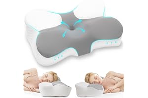 ‎Z-HOM Z-hom Nackenkissen Kopfkissen, Memory Foam Kissen ergonomisches Nackenkissen Kopfkissen, Pillow Kissen für Seiten, Rücken & Bauchschläfer, Ergonomisches Seitenschläferkissen