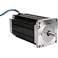 RATTMMOTOR Schrittmotor 3 Stück Nema 23 Stepper Motor, Doppelwelle 4 Drahte Stepping Motor 2 8nm 42