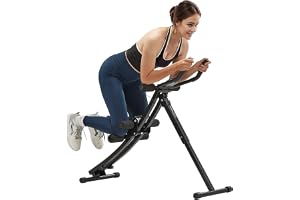 VEVOR Magmuskelträningsmaskin ab-maskin för gym, magtränare 200 kg viktkapacitet, magmuskeltränare styrketräning, vikbar justerbar träningsutrustning