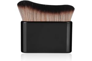 DIVINA VITAE 1 Stück Selbstbräunungs Pinsel Mit Welcher Synthetischer Faser Foundation Pinsel Für Gesicht Und Körper Make Up Pinsel Für Selbstbräuner Make-Up Flüssige Foundation Und Mehr