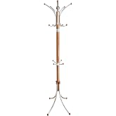 Tolunay Portmanto Ayaklı Askılık - Yonca Model - Ceviz
