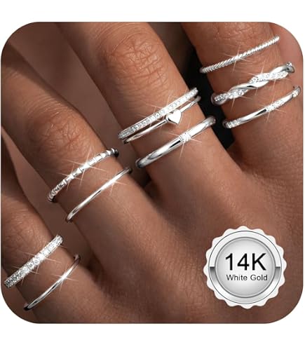 Anello con catenelle di strass - Silver-coloured - DONNA | H&M IT