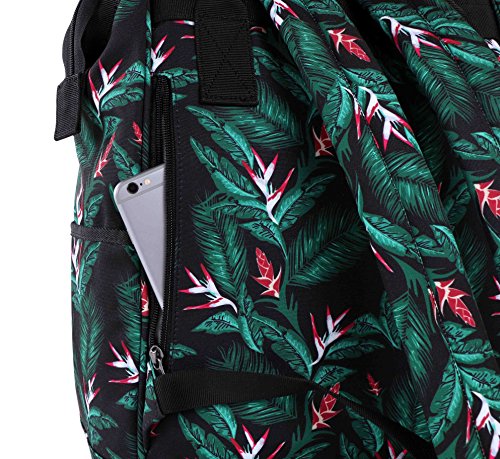 HotStyle DISA Fashion Blumen Damen Laptop Rucksack 14 zoll  44x27x17cm 