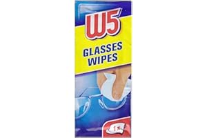 W5 Salviette per pulire occhiali, videocamere, binocoli, specchietti dell’auto, visiera del casco, schermi di computer, televisori, cellulari iPhone e Android, 100 pezzi