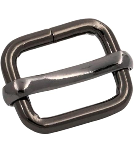 20 Fibbie Regolabili In Metallo Per Cinture, Borse E Zaini - Argento 32x16mm - Foto 12