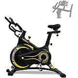 Indoor Bike Professionale con Volano 13kg | Cyclette Bike per Allenamento in Casa Bici da Fitness Ergonomica Salvaspazio