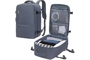 VMIKIV Bagage Cabine Sac à Dos Voyage 40x20x25 pour Ryanair Bagage à Main Antivol Avion Petit Sac à Dos Ordinateur Portable pour Femme Homme Sac de Travail