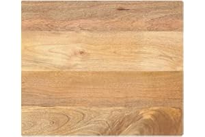‎VIDAXL vidaXL Tischplatte, Holzplatte für Esstisch Couchtisch, Massivholzplatte Rustikales Design, Ersatztischplatte, 60x50x2,5cm Rechteckig Massivholz Mango